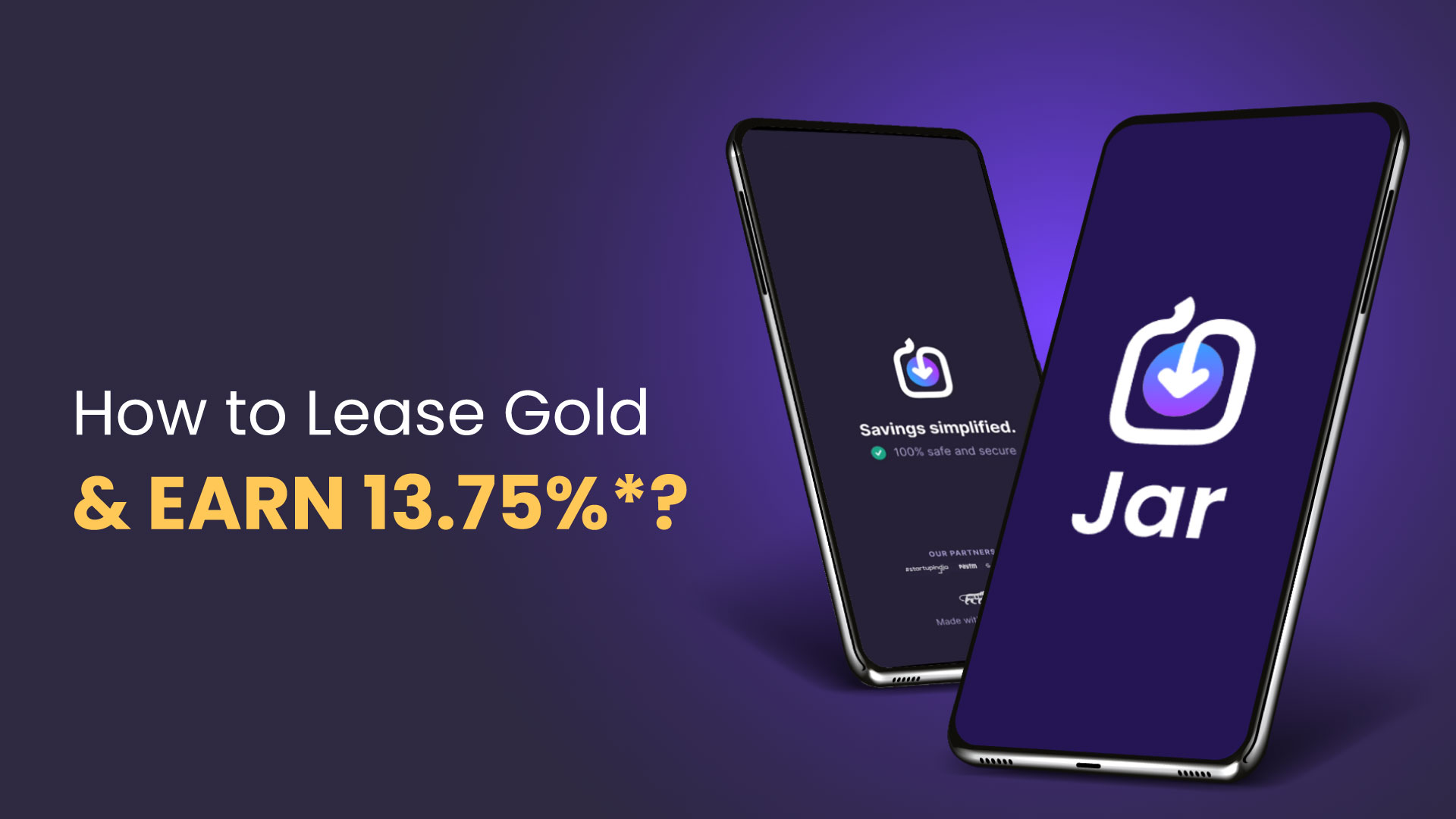 How to Enable Gold Leasing & Earn upto 13.75 yearly on Jar App