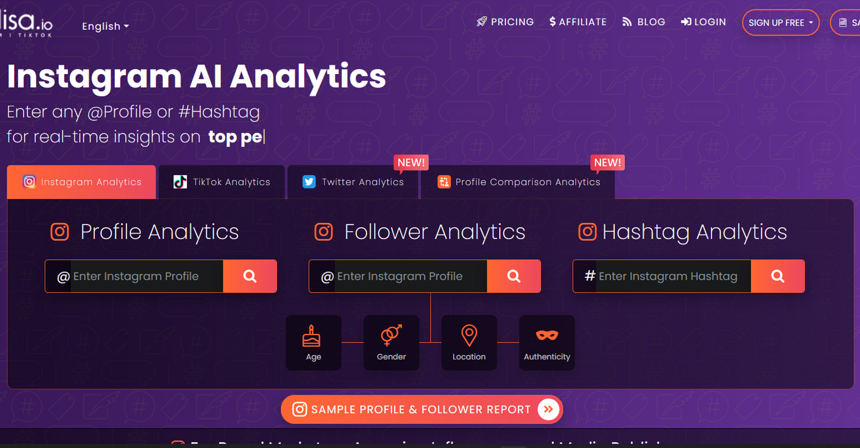 Analisa.io Social Media Assistant Explore 10,000+ AI Tools