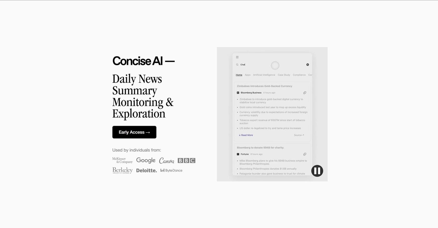 Concise ai summarizer explore 10 000 ai tools explore best