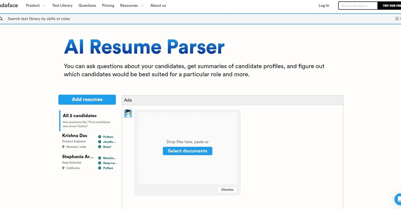 Ai resume parser summarizer explore 10 000 ai tools explore best