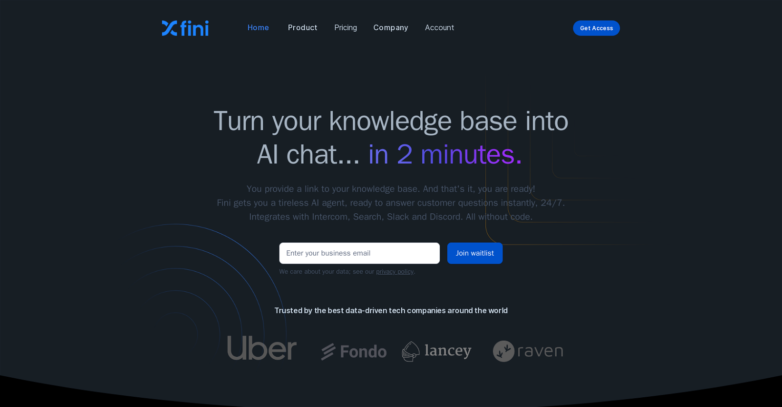 Fini - Customer Support | Explore 10,000+ AI Tools & Explore Best ...