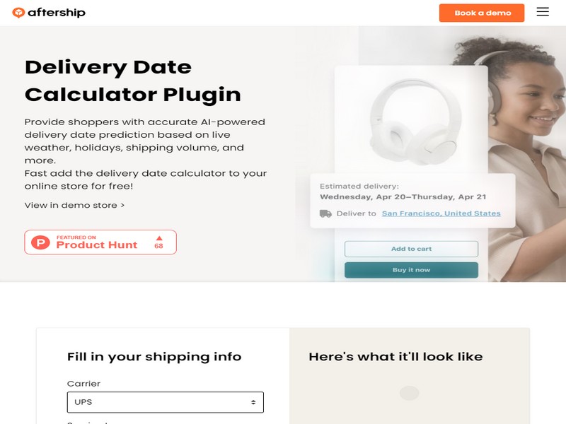 Free Estimated Delivery Date Widget Sales Explore 10,000+ AI Tools