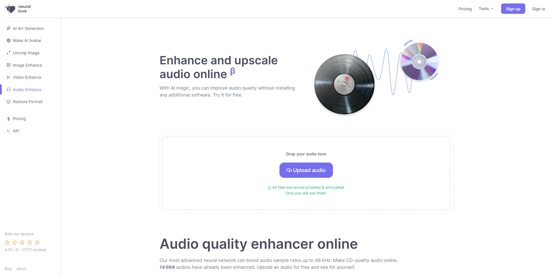 Neural Love Audio Editing Explore 10,000+ AI Tools & Explore Best