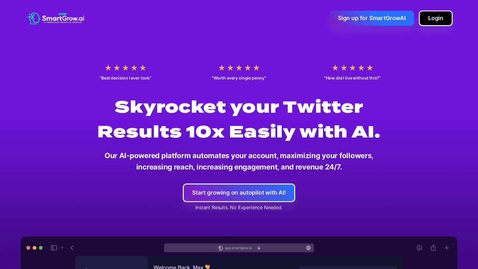 Smartgrow Social Media Assistant Explore 10,000+ AI Tools & Explore