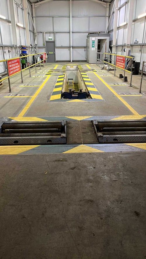 Warehouse & Safety line painting Total Line Marking