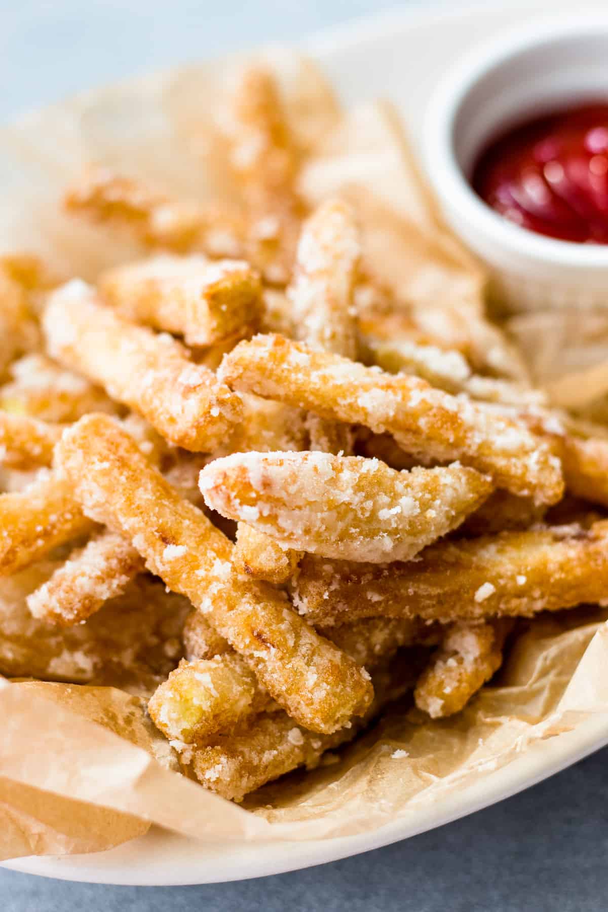 Crunchy Daikon Radish Chips