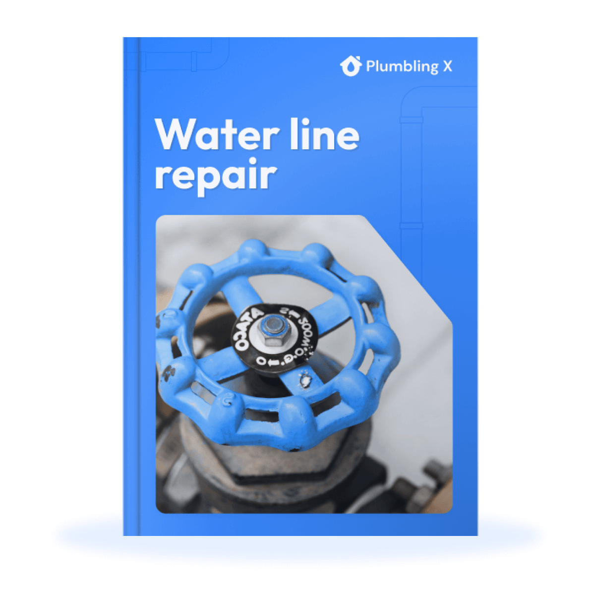 Water line repair Plumbing X flow website template