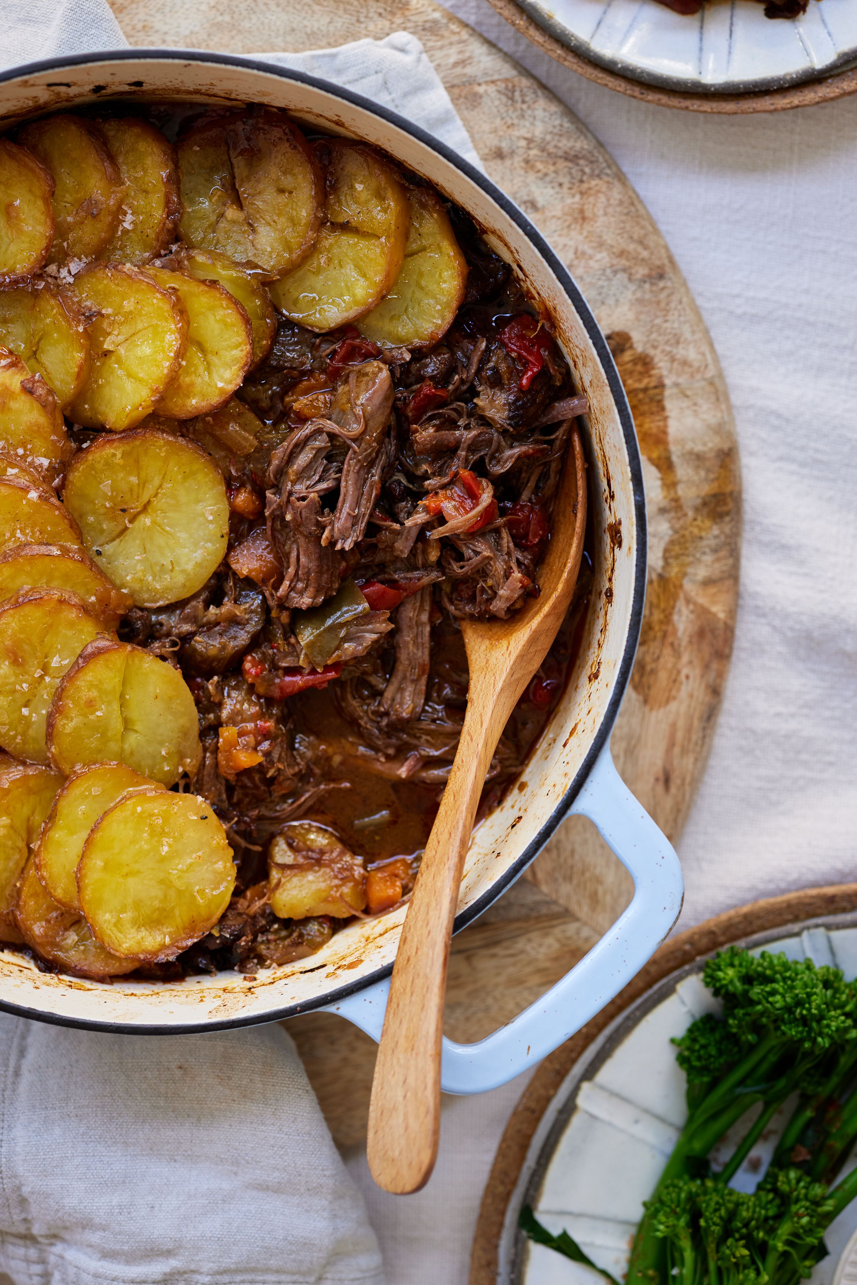 One Pot Beef Goulash with Potato Crust | Harvey Beef