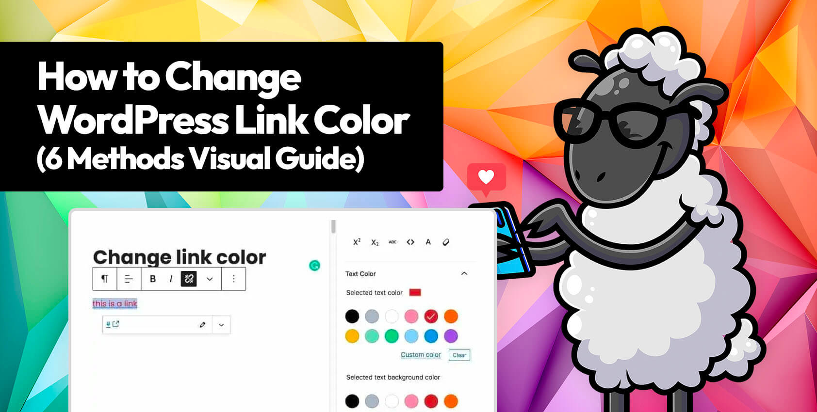 How to Change Link Color in WordPress: 6 Easy Visual Method