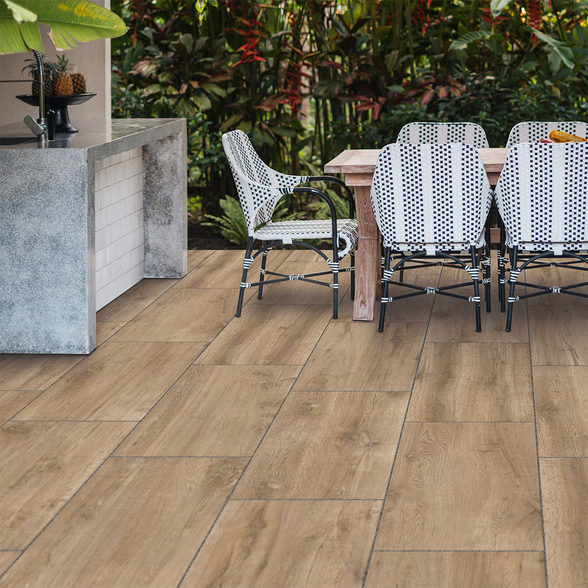 OAK BROWN - Robusto Ceramica buitentegel