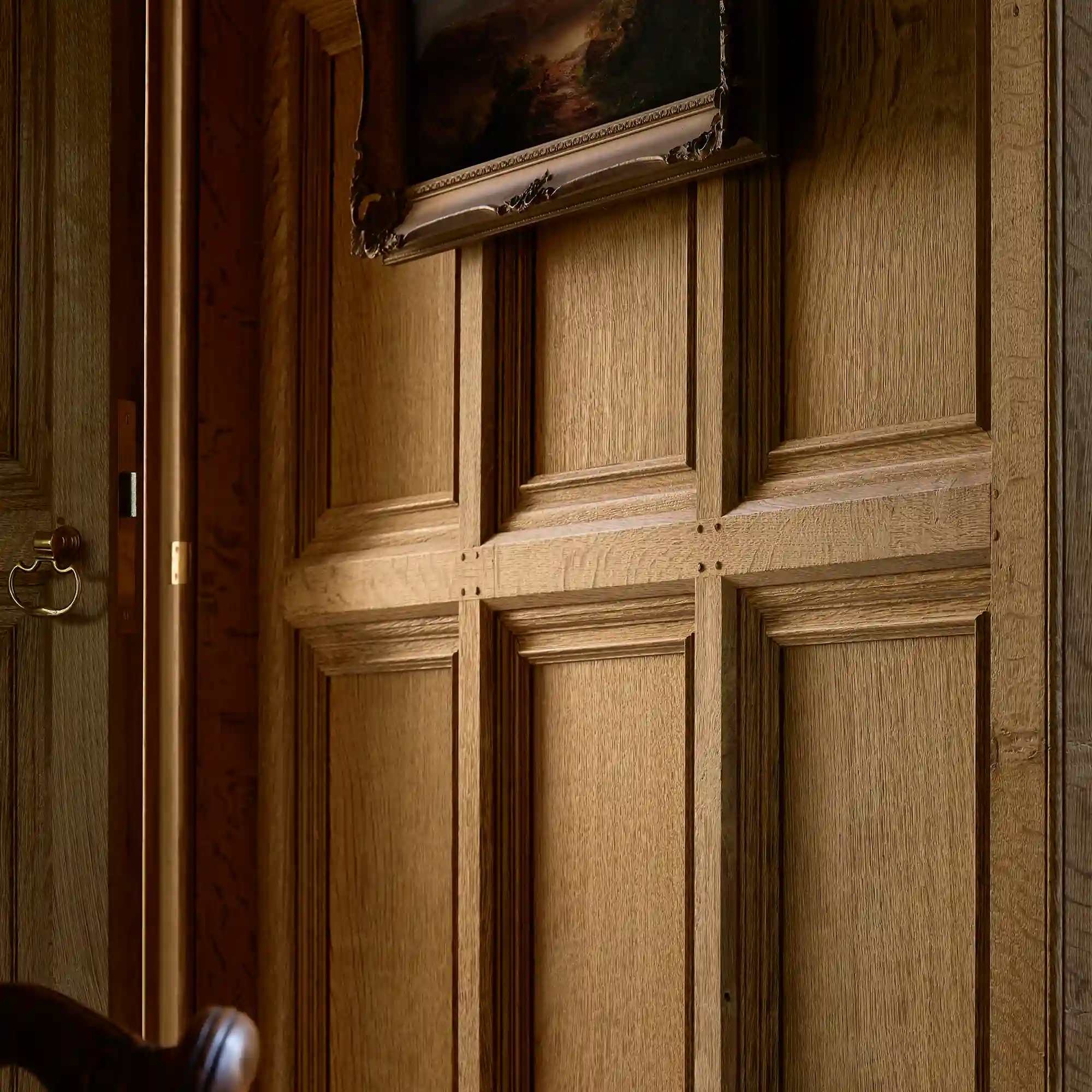 Oak panelling - Jack Badger traditional joinery company