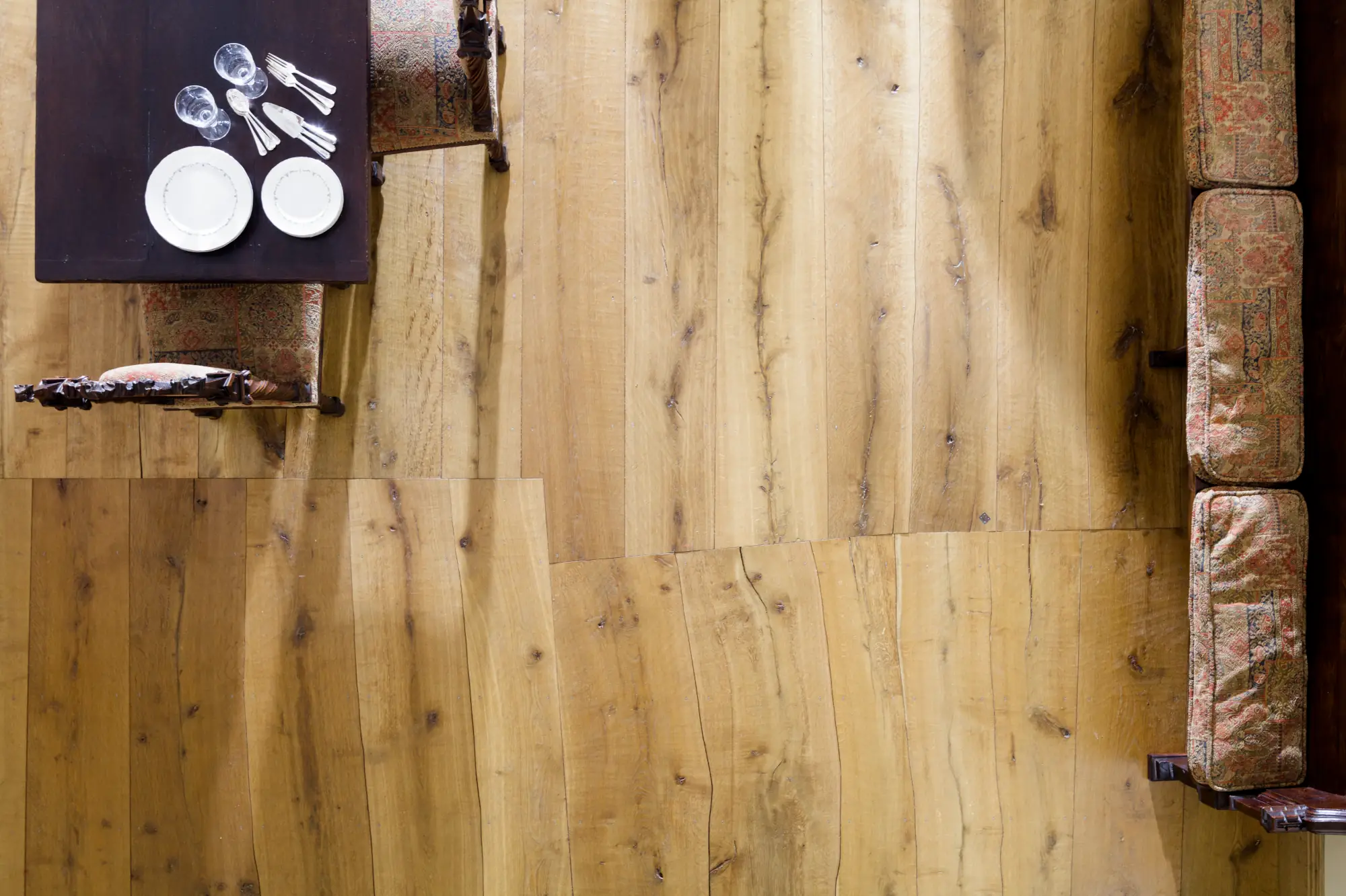 Oak flooring Jack Badger traditional joinery company