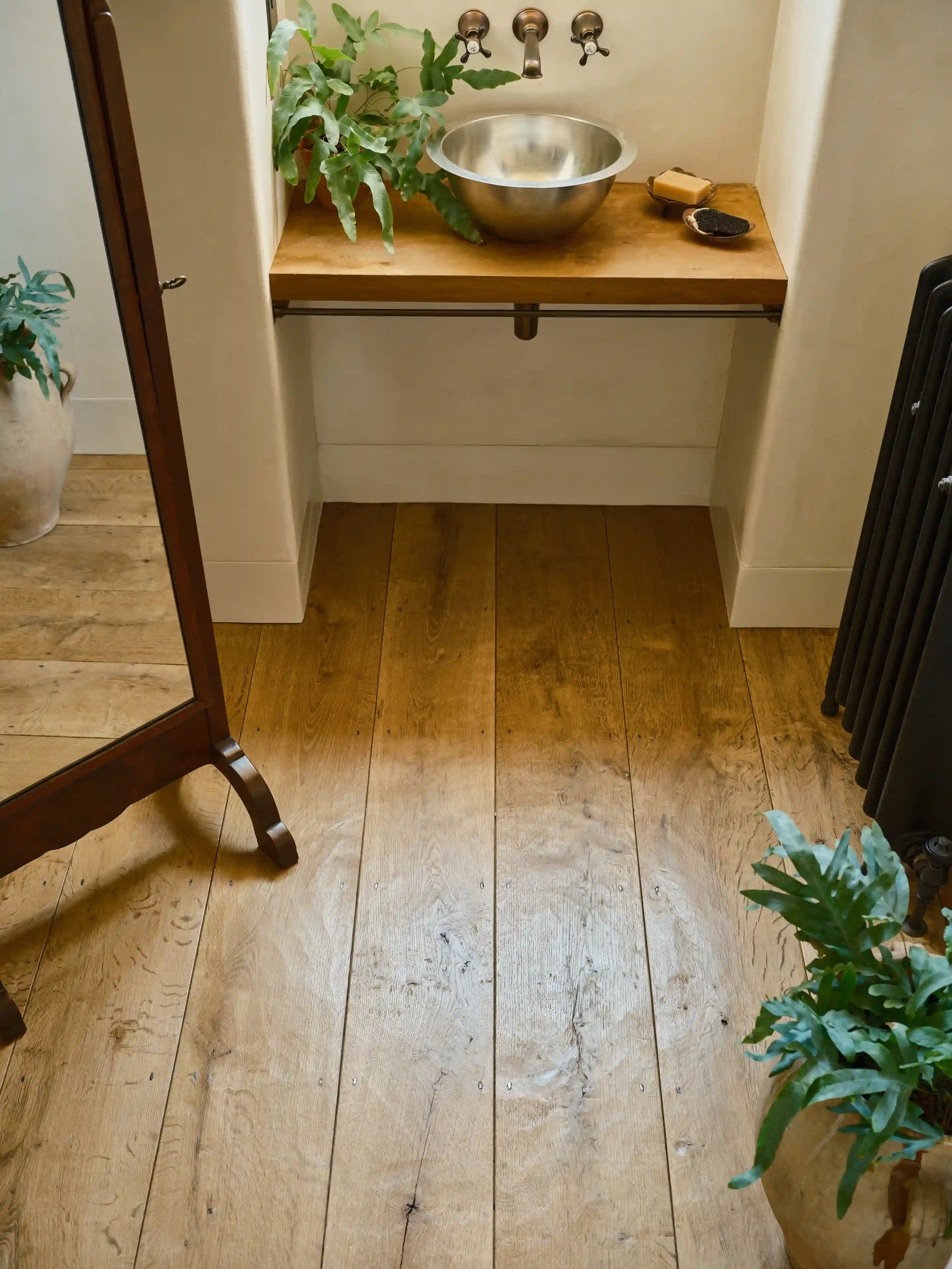 Oak flooring Jack Badger traditional joinery company