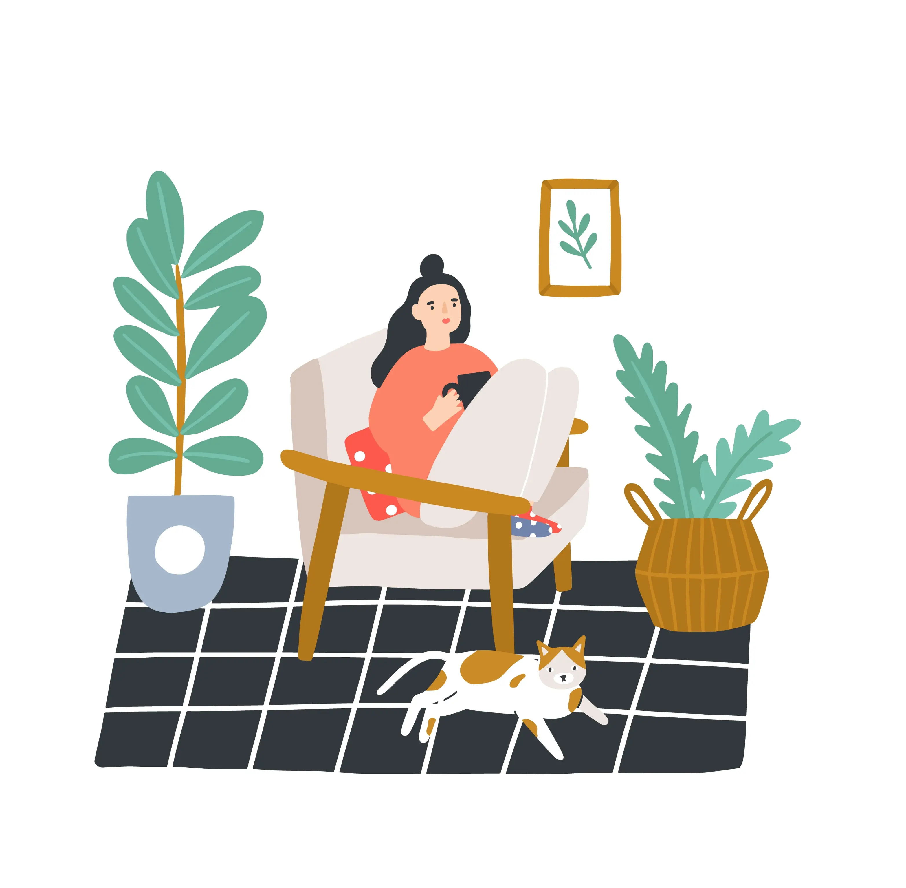 Employee relaxing and recharging