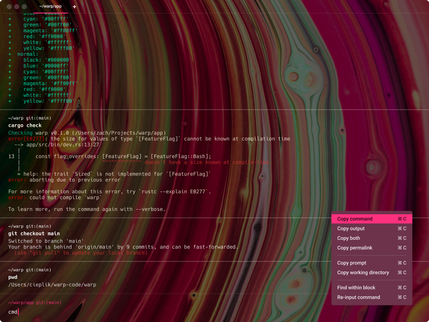 Warp: Your terminal, reimagined