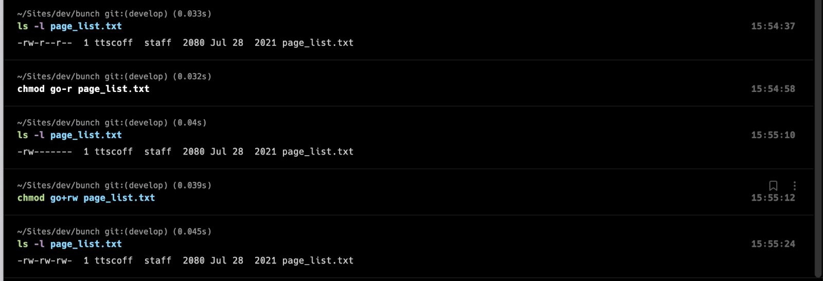 Changing Permissions In Linux / Unix With Chmod