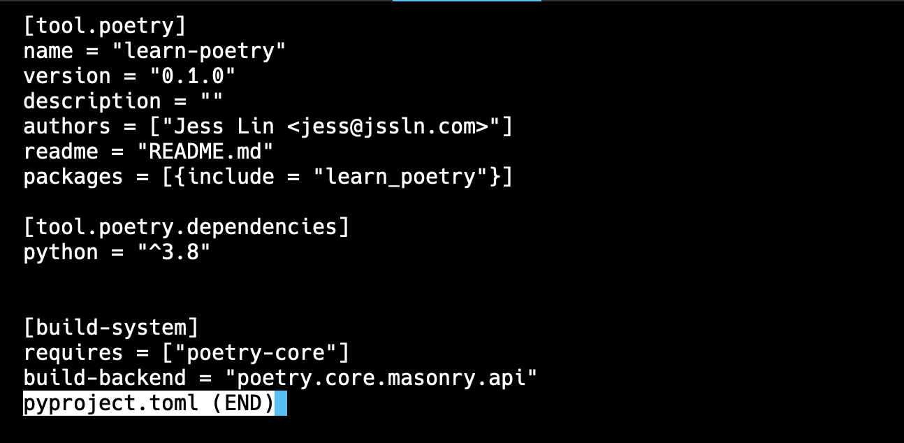 Some prose about Poetry: The Python package and dependency manager | Warp