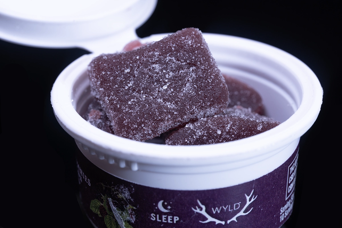 WYLD Boysenberry 111 THC CBD CBN Indica Enhanced Gummies Review