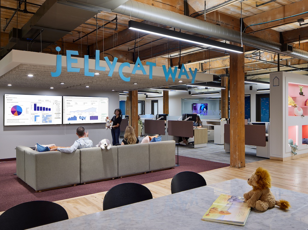 Inside Jellycat’s Vibrant Minneapolis Office Renovation Project