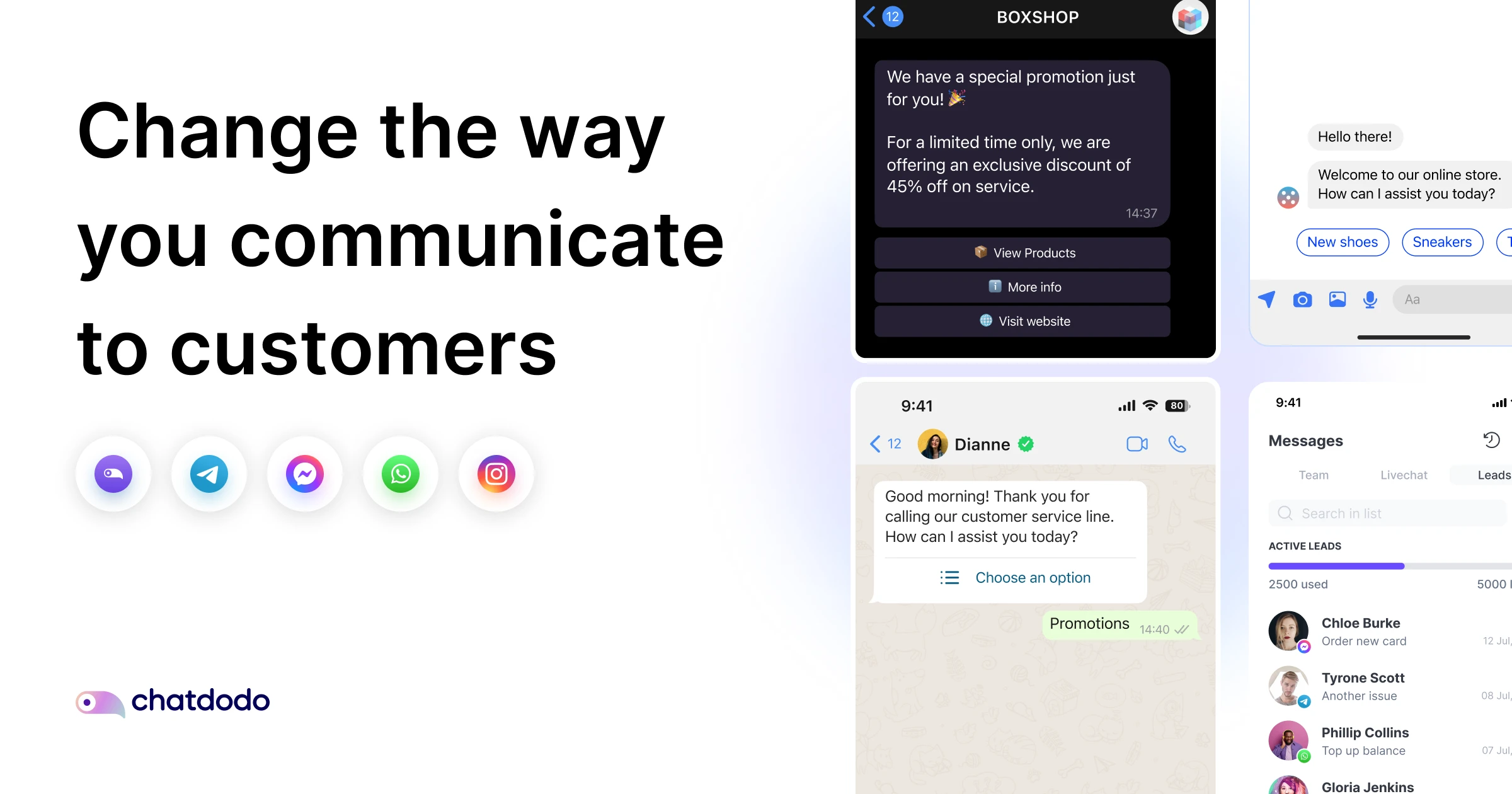 AI-Powered Messaging for Businesses | Go Online in 10 Mins