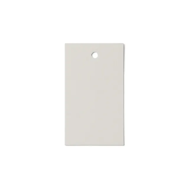 Light Gray Rectangle Sticker Label Mockup