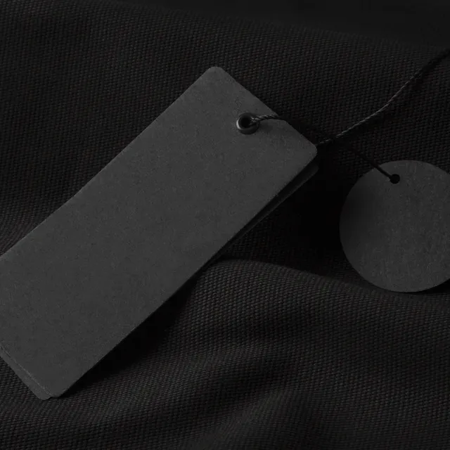 Black Label Tag Mockup