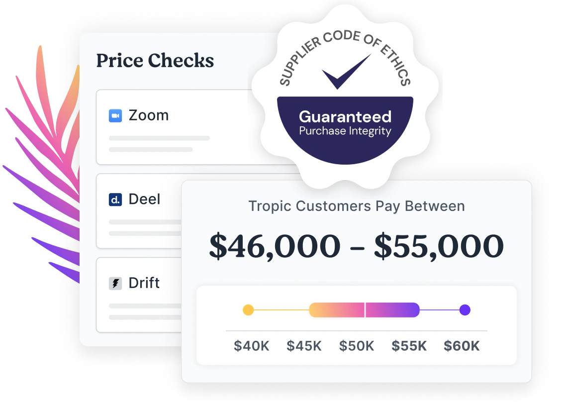 Tropic Platform User Interface Illustration