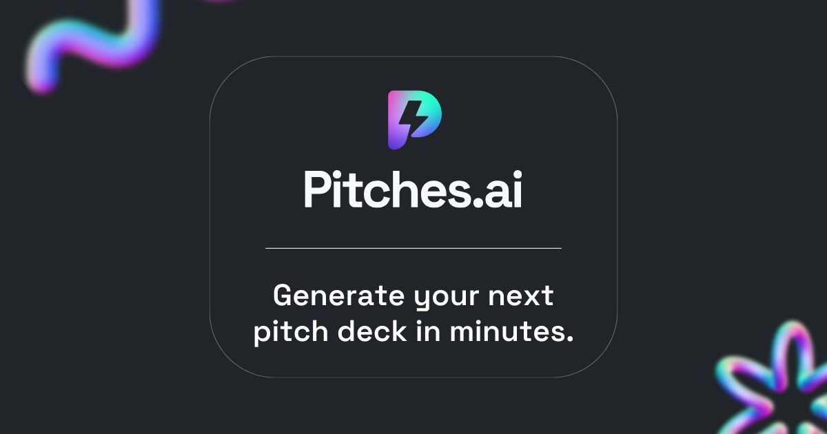 AI Pitch Deck Generator | Pitches.ai