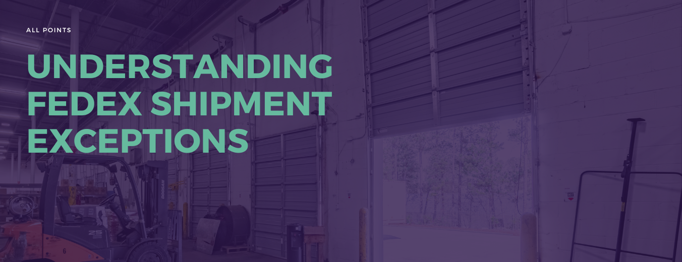 AP FedEx Shipment Exceptions A Comprehensive Guide