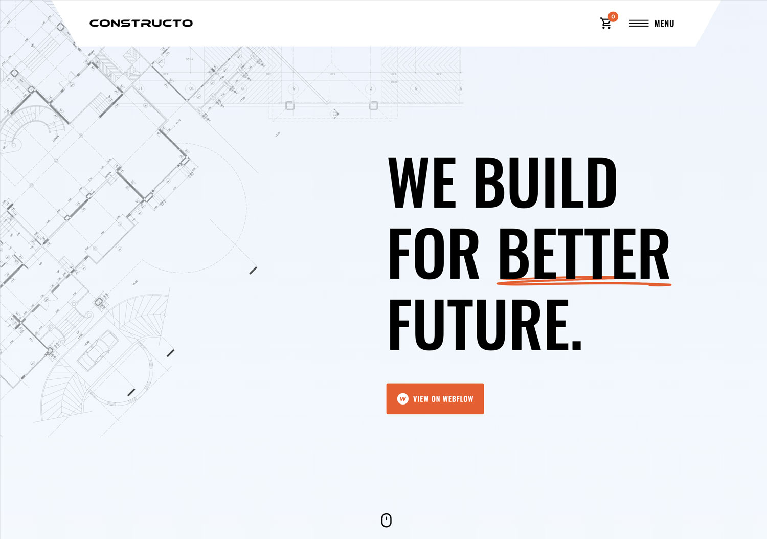 Constructo a top-notch construction Webflow Template.