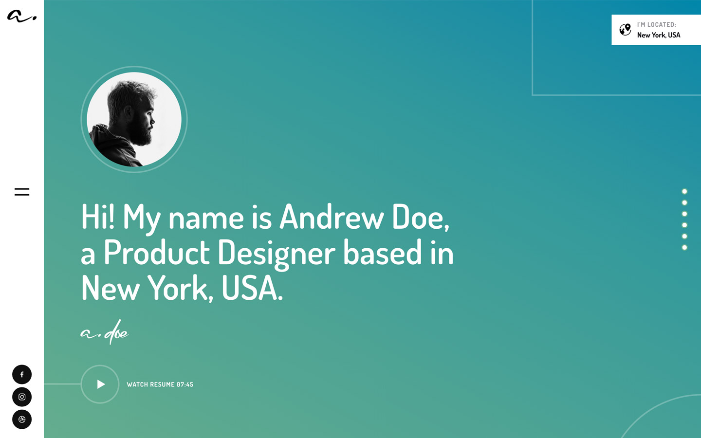 Artist Portfolio Webflow Template