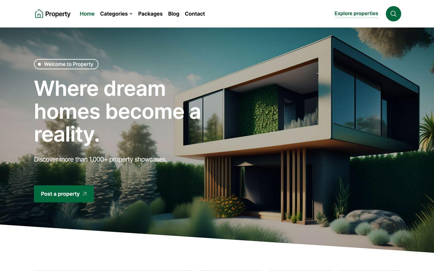 Introducing Property, our versatile Webflow Template designed for property professionals.