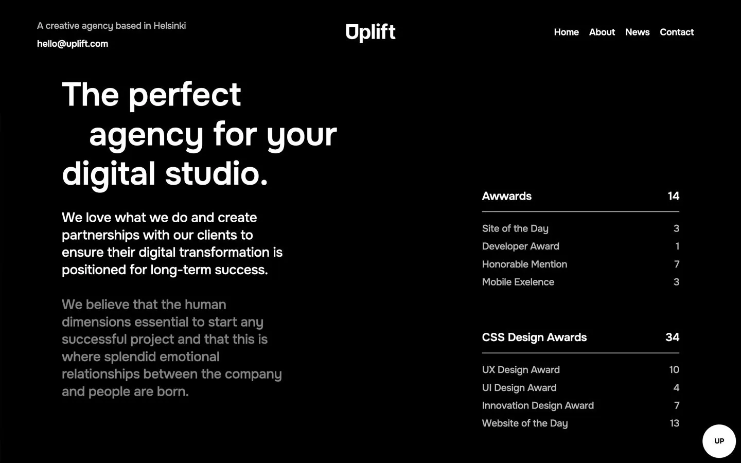 Oplift Agency Webflow Template