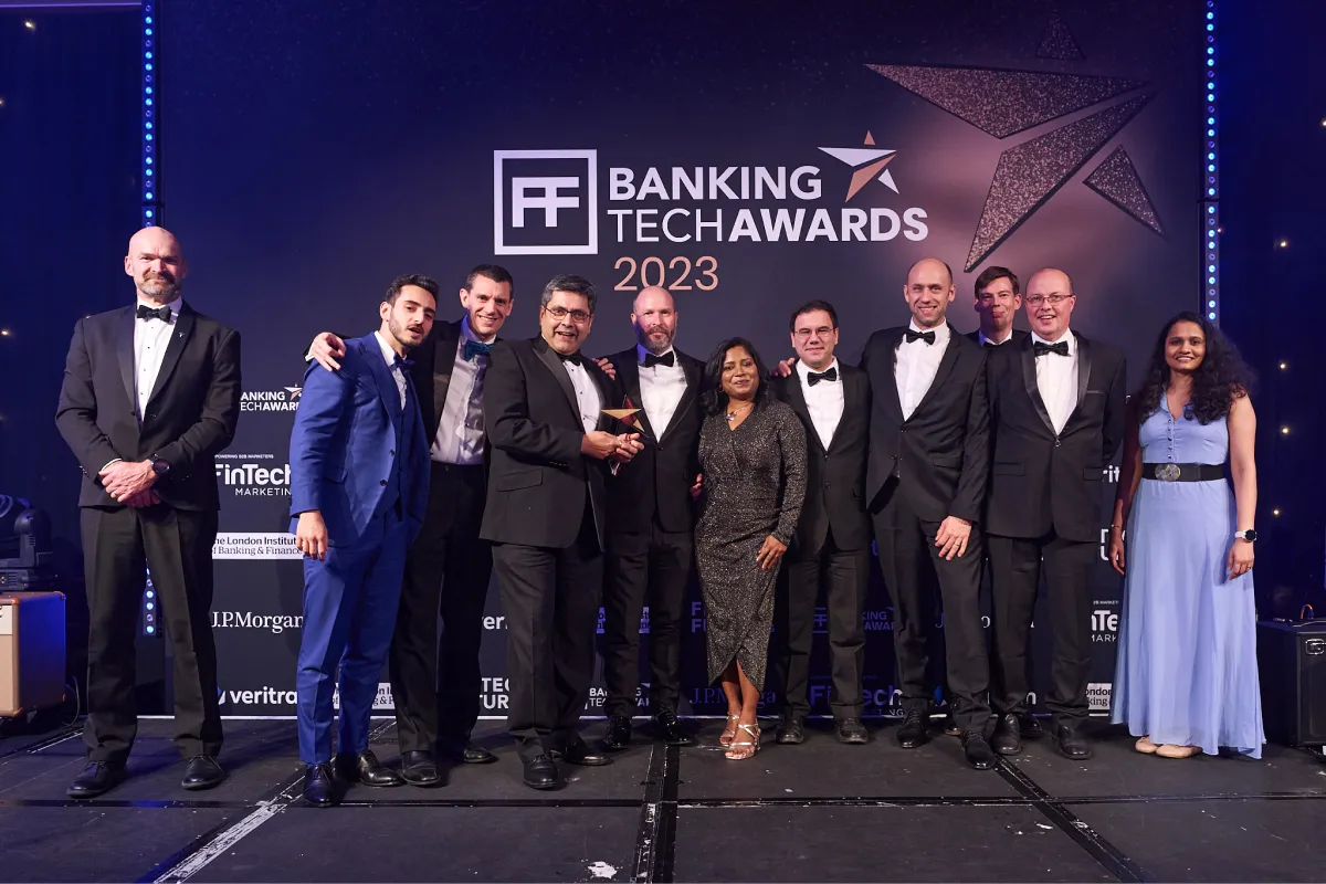 Monument wins 'Best Use of Cloud' at the Banking Tech Awards Monument
