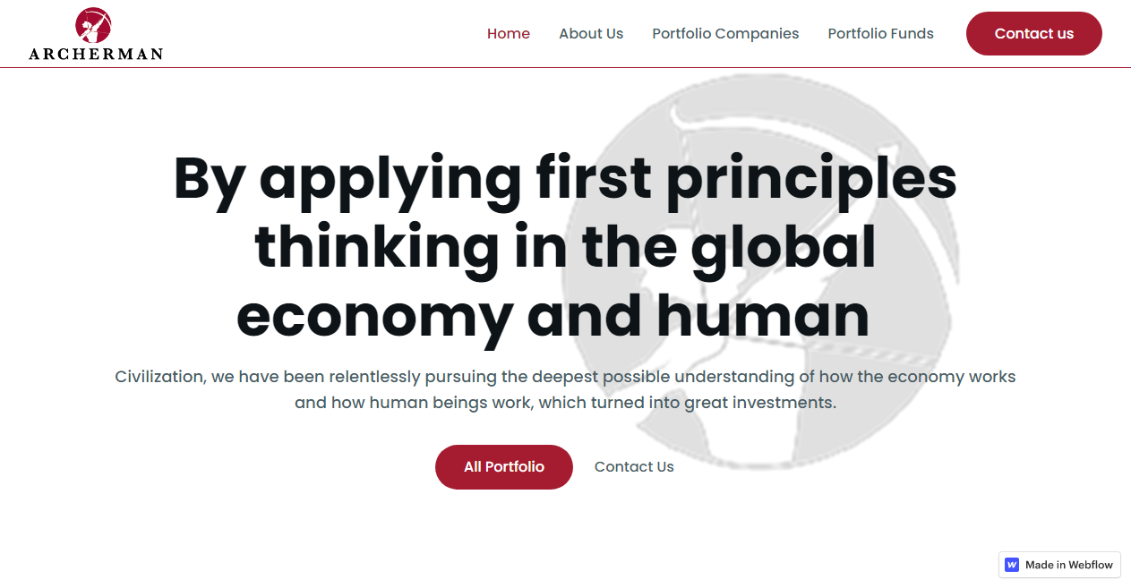 Archerman Capital First Principles Driven