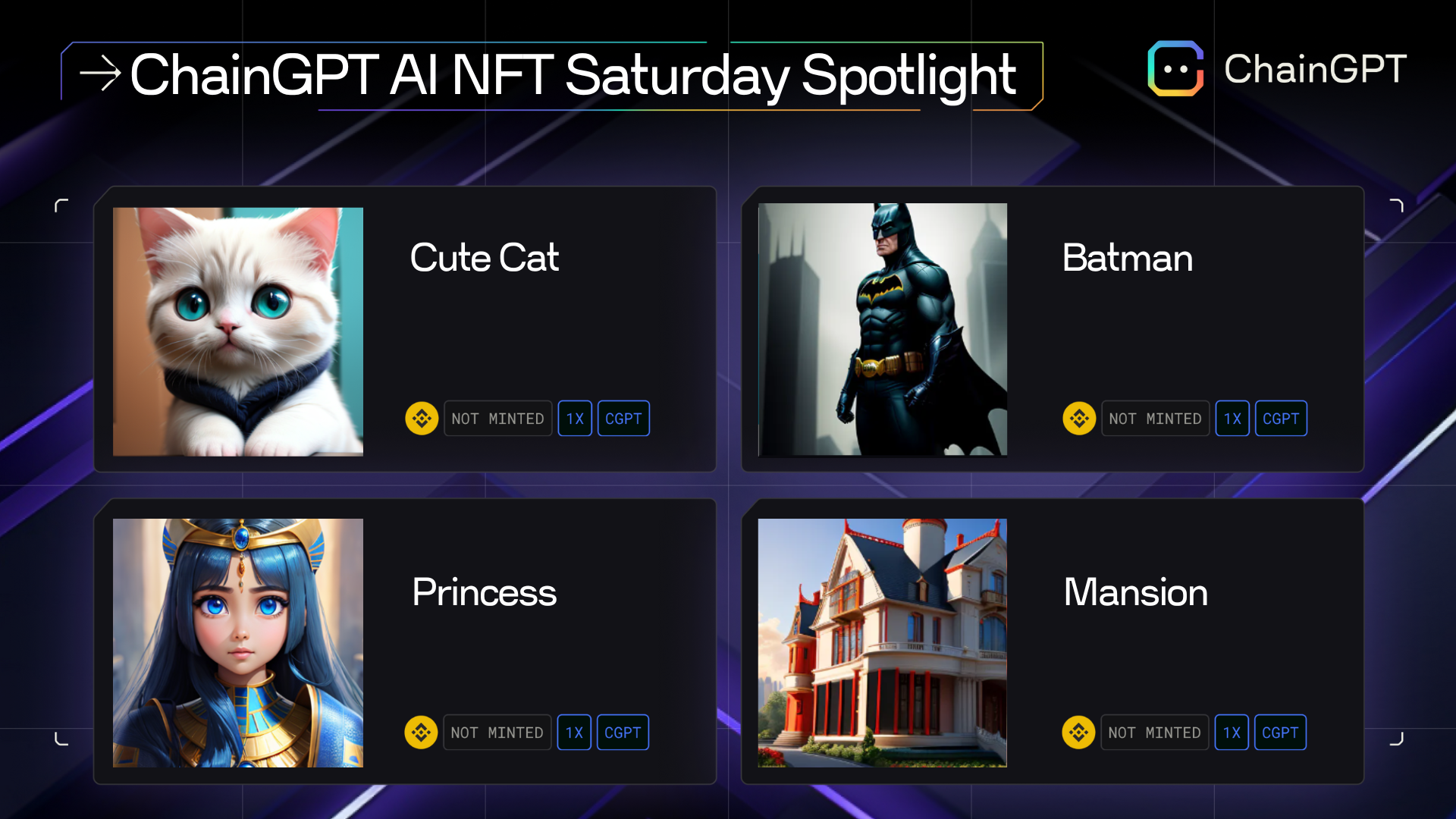 ChainGPT AI NFT Saturday Spotlight: Winners for 02.17.