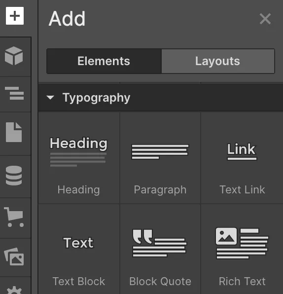 webflowの使い方 縦文字