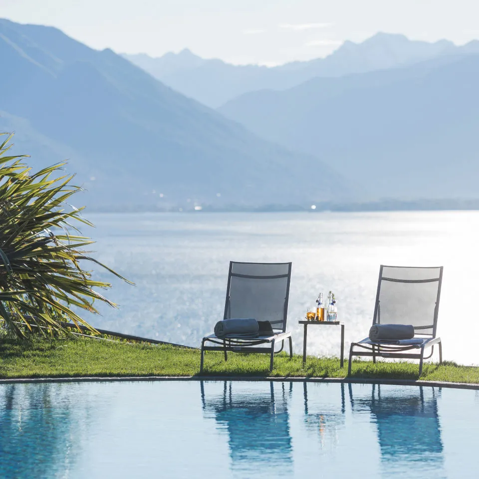 Wellness im Freien Garten Hotels Schweiz
