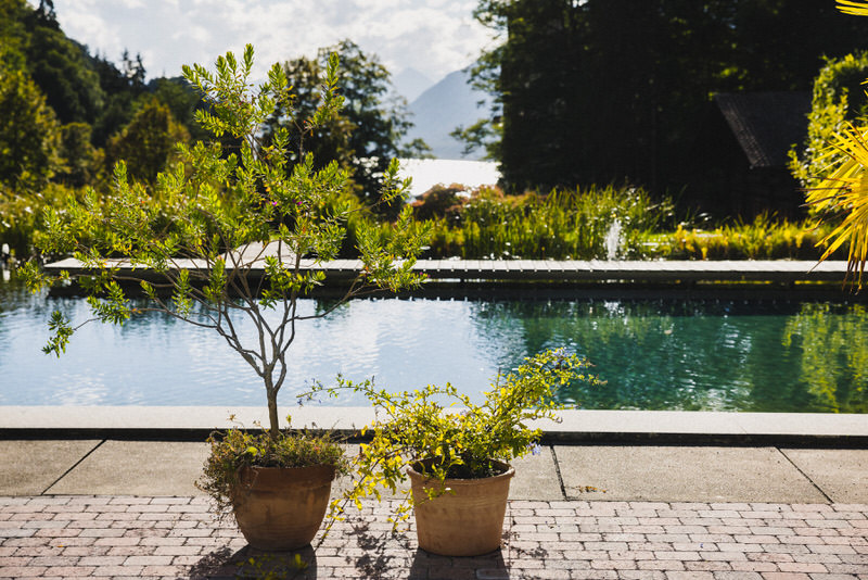 Wellness im Freien Garten Hotels Schweiz