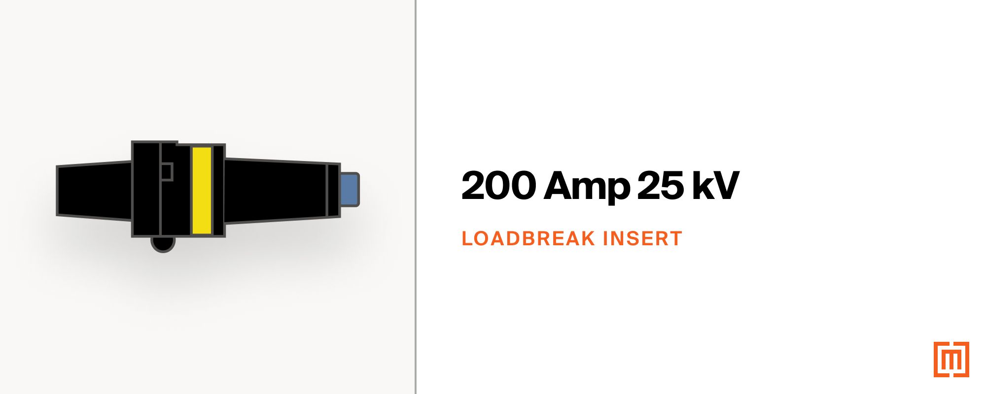 200 amp 25kV Class loadbreak padmount transformer bushing insert