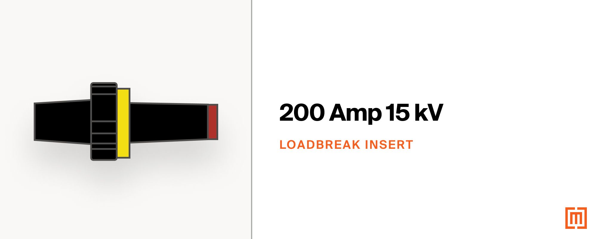 200 amp 15kV Class loadbreak padmount transformer bushing insert