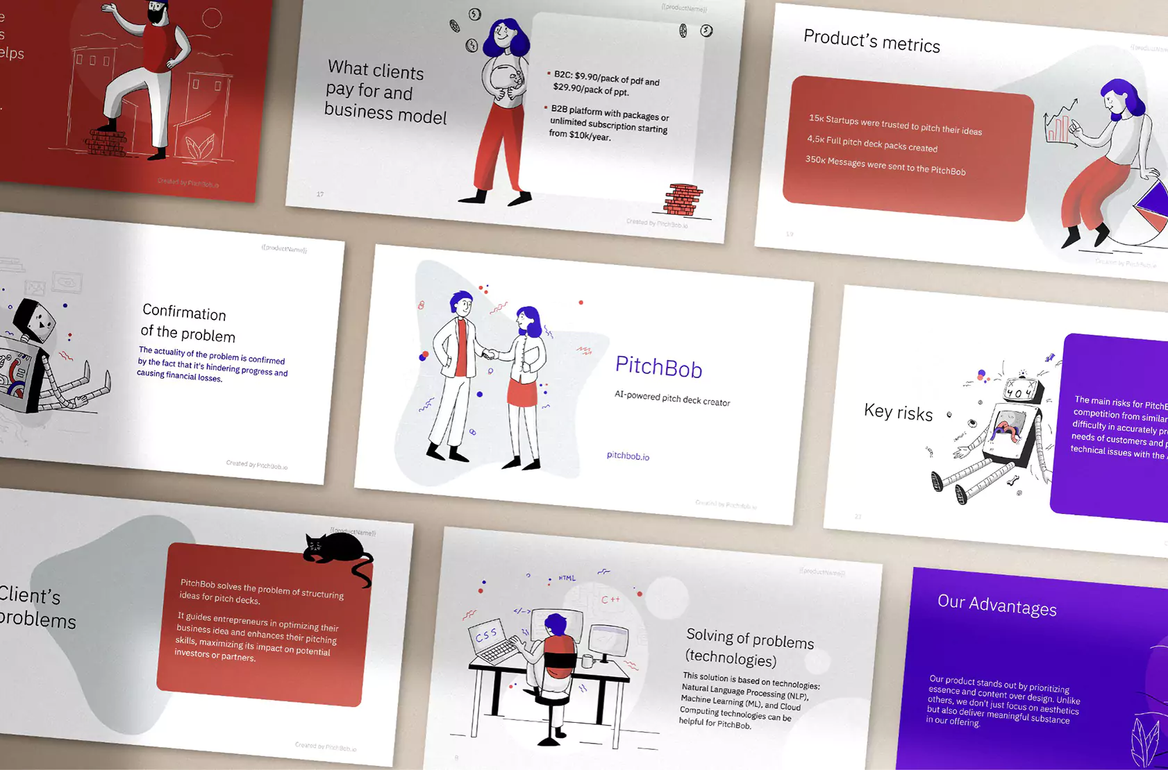 AI pitch deck generator & Startup Co-pilot | PitchBob