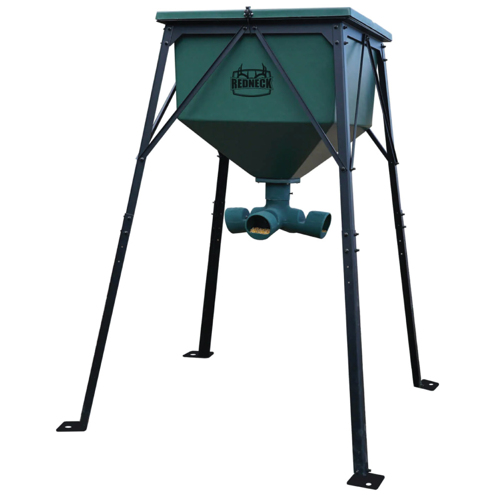 750 LB FIBERGLASS GRAVITY DEER FEEDER Feeders Jade Seed & Outdoor
