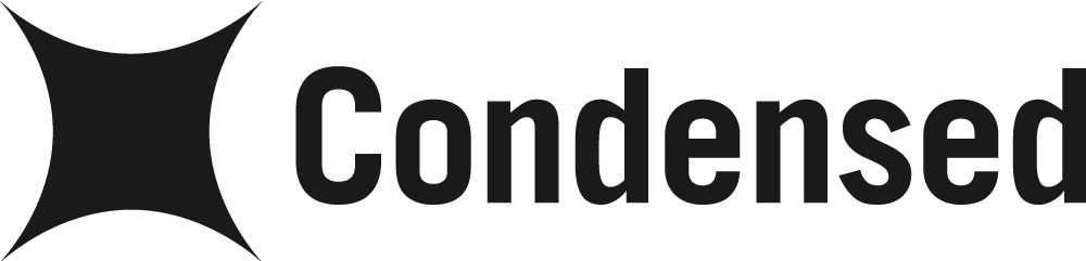 Condensed logo