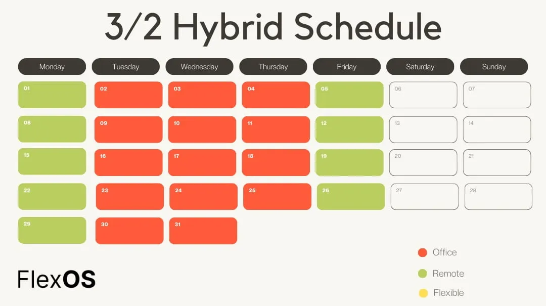 Hybrid Work Schedule Type