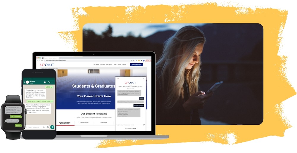 Hirevue text interviewing