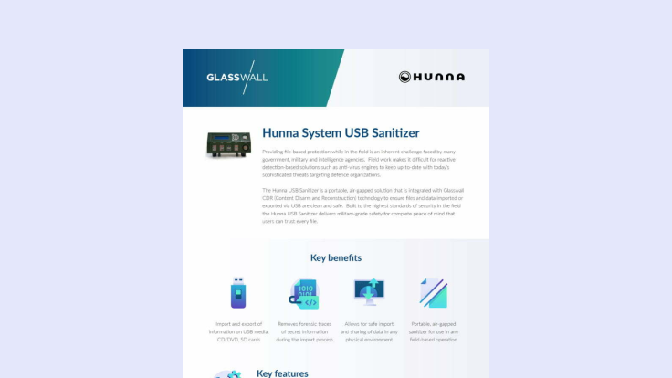 Hunna System USB Sanitizer