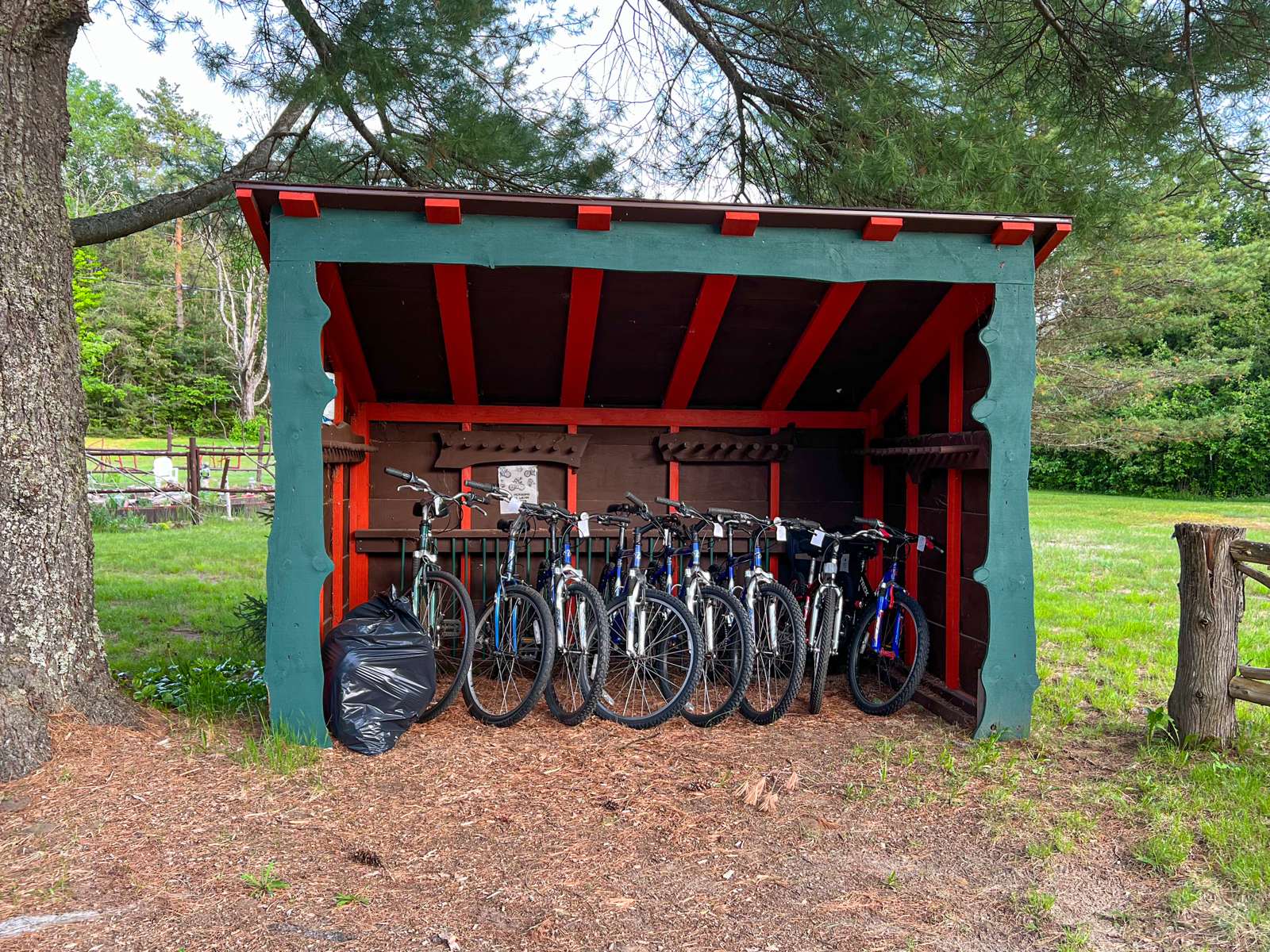 Mountain Bikes For Our Guests Property Amenities Lake Clear Lodge