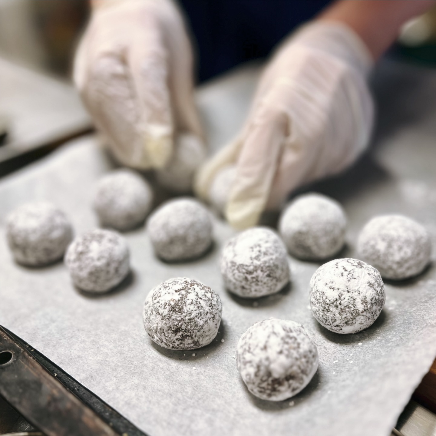 As part of our special New Year’s package, Chef Cathy is preparing “Giggle Water” Honey Whiskey Cookie Truffles! 

And I definitely can’t confirm that they’re delicious… 😉
