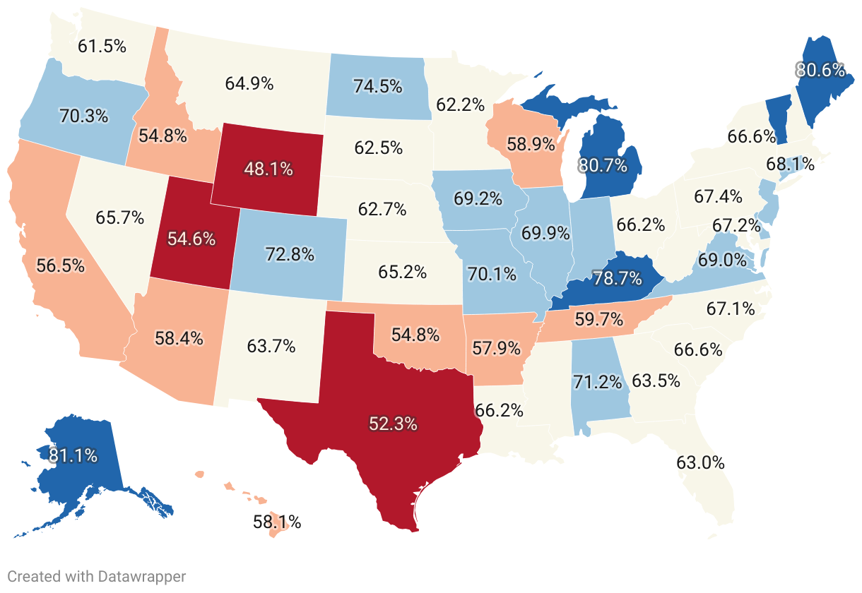 Number Of Registered Voters By State 2024
